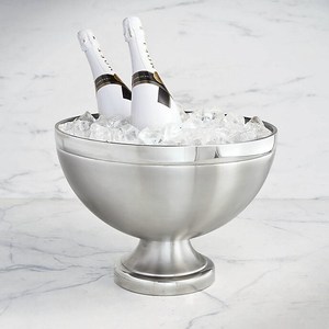 OEM Luxury Stainless Steel Double Wall Champagne Punch Bowl Insulated Large Capacity Beverage Serving Bowl for Wholesale Supply - Product Image 1