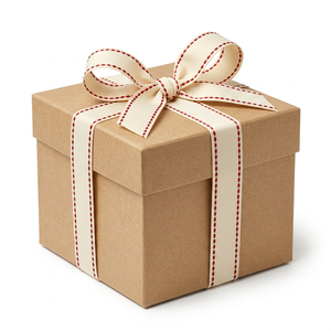 Ruban gros-grain 25 mm ivoire crème à bordure rouge pour cadeaux de mariage, emballage cadeau, nœuds pour cheveux - Fournisseur en gros - Product Image 3