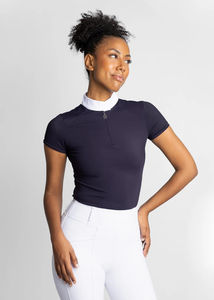 Chemise d'équitation pour femmes modernes, tissu léger et doux, coupe confortable et design professionnel élégant. Chemises de concours pour femmes. - Product Image 4