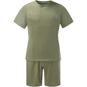 Ensemble de shorts décontractés pour hommes personnalisés pour l'été, t-shirt à manches courtes et shorts, design personnalisé, ensemble 2 pièces, vêtements de marque pour hommes - Product Image 3