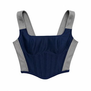 Top Corto Estilo Corsé Personalizado para Mujer, Inspirado en el Deporte de Motor Vintage, Top sin Mangas, Moda Urbana - Product Image 3
