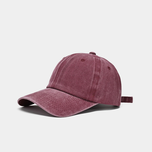 Gorra de Béisbol Unisex Personalizada de 6 Paneles, Color Sólido, Hilo de Algodón Lavado, Ajustable, Informal, para Adultos, para las Cuatro Estaciones - Product Image 2