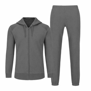 Conjunto Deportivo de Alta Calidad Jogger 2026 con Logotipo Personalizado, Sudadera con Capucha y Pantalones de Forro Polar Técnico con Cierre Completo, Conjunto de Dos Piezas para Correr - Product Image 3