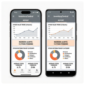 แอปจัดการสินค้าคงคลัง Royalcraft – ตัวติดตามสินค้าคงคลัง, การจัดการคลังสินค้า, เครื่องสแกนบาร์โค้ด และรายงาน ios/android - Product Image 4