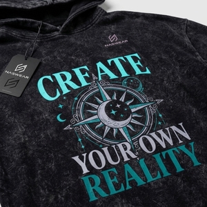 Hoodie surdimensionné vintage délavé pour femme, fabriqué en usine, en coton épais délavé à l'acide, idéal pour l'hiver - Product Image 4