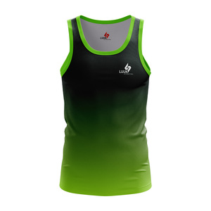 Men's Sublimation Tank Top Custom Athletic Gym Vest Lightweight Breathable <b>Running</b> Workout Training <b>Singlet</b> OEM ODM - Product Image 5