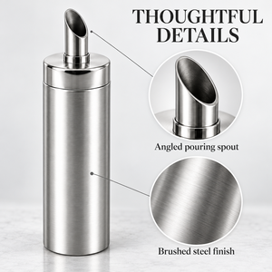 Bouteille à épices en acier inoxydable, distributeur de sel et de poivre, récipient de cuisine pour table - Product Image 3