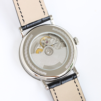 Montre de haute qualité en acier inoxydable pour hommes, diamètre du boîtier 38 mm, mouvement mécanique 9015, montre de luxe haut de gamme, étanche, pour les affaires
