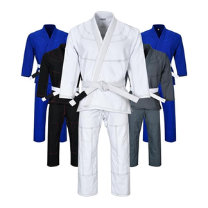 Kimono de Jiu Jitsu Brasileño Gris Carbón, Uniforme Profesional de Artes Marciales, Kimono de Jiu Jitsu Gris con Parches - Product Image 3