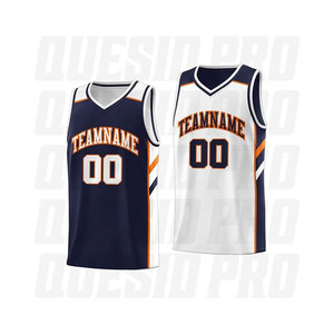 Maillots de basket-ball en mesh de qualité supérieure, séchage rapide, respirants, vêtements de sport d'équipe, chemises personnalisées avec logo, fournisseur OEM en gros - Product Image 1