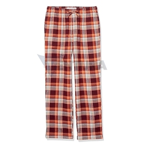 Bulk Order USA Flannel <b>Trouser</b> <b>Men</b> Plaid Pants Soft Cotton <b>Elastic</b> Waist Lounge Wear Manufacturer - Product Image 5