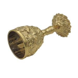 Copa Kiddush de Perlas Naturales de 5 pulgadas, Copa de Vino para Shabat, Copa de Vino de Níquel para Bar/Bat Mitzvah, Boda, Hermosa Copa de Shabat de Elijah - Product Image 4