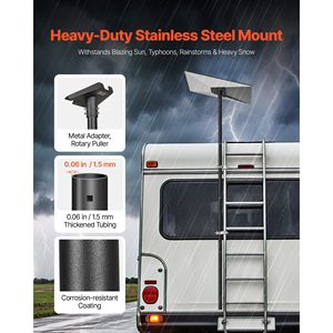 Kit di Montaggio Starlink RV in Acciaio Resistente con Angolo Regolabile a 360 Gradi, Tubo Extra Lungo Gen 3 e Accessori Esterni - Product Image 2