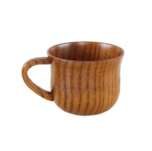 Handmade Wooden Mug Natural Solid Wood Coffee Cup Rustic Design Eco Friendly Drinkware for Home Kitchen Dining Use - Product Image 4