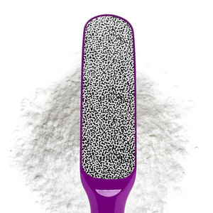 Le dissolvant de callosités de lime de pied de nickel multidirectionnel double face violet réduit immédiatement les callosités et les cors en poudre - Product Image 5