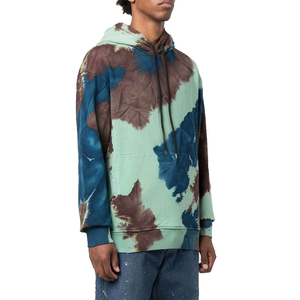 Sweat à capuche tie-dye coupe-vent fabriqué en usine, qualité supérieure, 100 % coton, col à capuche, idéal pour l'hiver, pour hommes, service OEM, en vente - Product Image 2