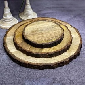 New FAIZA CRAFT Art Deco Fruit Design Wooden Serving <b>Tray</b> for Home Decor Coffee <b>Breakfast</b> & Dinner From India - Product Image 5