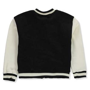 Chaqueta Bomber de Béisbol Varsity de Invierno, de Cuero y Poliéster, Resistente al Viento, de Secado Rápido, Personalizable con Bordado, para Mujer, Venta al Por Mayor - Product Image 4