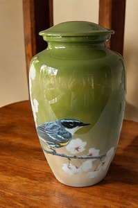 Urne en métal à imprimé léopard avec couvercle, thème animal moderne et traditionnel, vase décoratif portable personnalisé pour table - Product Image 6