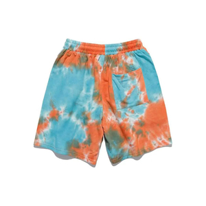 กางเกงขาสั้นผู้ชายลำลองลายไทได 100% ผ้าฝ้ายโพลีเอสเตอร์ ตกแต่งด้วยเชือกผูก ลายเรียบ พร้อมตกแต่งด้วยลูกไม้ เป็นมิตรกับสิ่งแวดล้อม พิมพ์ลายแบบซับลิเมชั่น รับทำโลโก้ตามสั่ง - Product Image 4