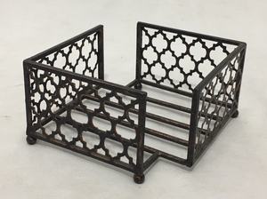 Porta Servilletas Moderno de Metal Negro, Cesta Cuadrada de Alambre para Servilletas, Organizador de Servilletas para Mesa de Comedor y Cocina - Product Image 5