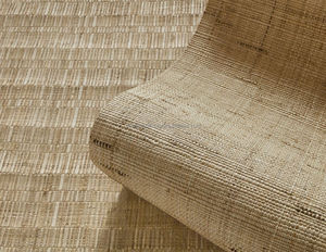 Revestimiento de Pared Autoadhesivo, Impermeable, Natural, Hecho a Mano con Rafia/Alfombra de Hierba/Yute/Sisal, para Decoración del Hogar, Sala de Estar y Dormitorio - Product Image 1