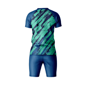 Conjunto de Uniforme de Fútbol para Hombre 2026, Jersey Sublimado Azul Oscuro y Rojo con Número 10, Poliéster Transpirable, Talla Adulto - Product Image 6
