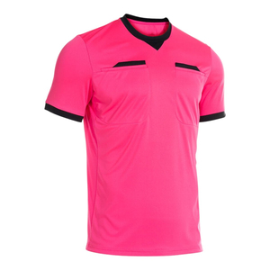 Men's Soccer <b>Referee</b> Jersey Quick Dry Polyester Short Sleeve V Neck Shirt with Chest Pockets for Football Officiating Multiple C - Product Image 2