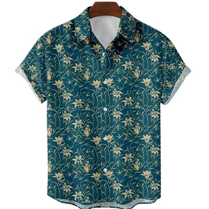 Chemises Hawaïennes d'Été Respirantes en Coton Polyester 100% Personnalisées Professionnelles à Prix de Gros – Chemises de Plage Tendance OEM - Product Image 3