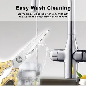 Tijeras de Cocina de Acero Inoxidable Resistentes para Cortar Huesos de Pollo, Verduras y Alimentos - Tijeras de Chef para Uso Doméstico - Product Image 5