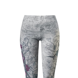 Leggings de yoga sans couture, respirants et à séchage rapide pour femmes, taille haute élastique, extensibles dans les quatre sens (Spandex/Nylon) - Product Image 6