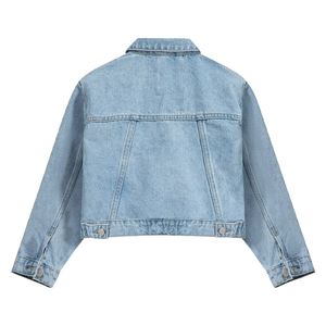 Highest Demanding Toddlers <b>Denim</b> <b>Jackets</b> Premium Sale <b>Cropped</b> <b>Denim</b> Jeans Outerwear <b>Jacket</b> For Kids Boys & Girls Wear - Product Image 2