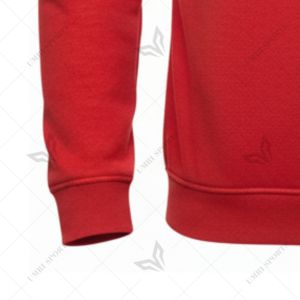 Sweat-shirt personnalisé à col zippé Delta avec logo brodé en chenille DST 1913, haut à demi-zip grec 100% coton molletonné, Sorority - Product Image 6