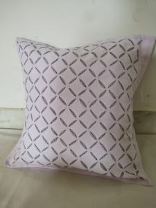 Housse de coussin de luxe faite main avec appliques, 100 % coton, écologique, lavable, style indien ajouré, ethnique, pour la maison – Meilleures ventes - Product Image 3