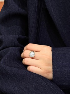 แหวนเพชรแล็บโกรว์ดีไซน์มินิมอลทันสมัย ทองคำ 14K ทรงกลม ฝังแบบ Bezel สำหรับงานหมั้น งานแต่งงาน ของขวัญเครื่องประดับ - Product Image 3