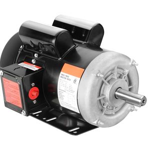Motor Eléctrico Monofásico de 2HP, 1725 RPM, CA 115V/230V, Carcasa 143/5T para Compresor de Aire, Eje con Chavetero de 7/8'', Opciones de Rotación CW/CCW - Product Image 1