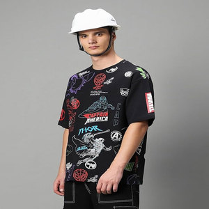 Camiseta de Hombre de Diseño Nuevo, de Lujo, de Algodón de Calidad, Corte Holgado, Hombros Ligeramente Caídos, Marca Blanca, Talla Grande - Product Image 3