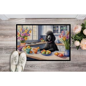 พรมเช็ดเท้ารูปพุดเดิ้ล18H x 27W กันลื่นสำหรับตกแต่งทางเข้า - Product Image 2