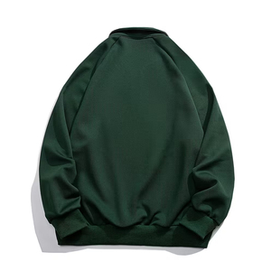 OEM Men's Women's Half Zip Pullover Sweatshirt Oversized <b>Mock</b> <b>Neck</b> Plain Cotton Casual Streetwear <b>Top</b> - Product Image 4