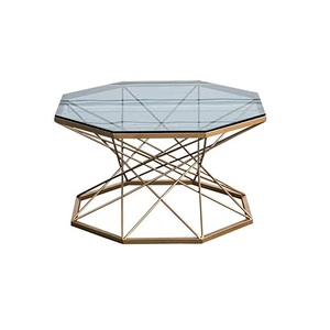 Contemporary Metal Coffee <b>Table</b> With <b>Marble</b> <b>Top</b> Elegant Furniture Addition For Modern Hospitality Interior Projects - Product Image 4