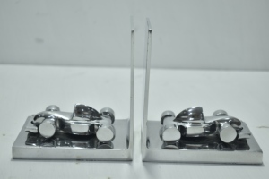 Sujetalibros de Aluminio de Alta Calidad con Acabado Espejo, Decorativos, para Hogar u Oficina, Disponibles para la Venta - Product Image 2