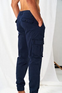 Pantalones Cargo Negros Ajustados Unisex, Ropa Urbana de Moda, Largura al Tobillo, Cómodos para Toda Temporada - Product Image 5