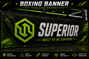 Custom Logo Boxing Ring Side <b>Banner</b> for Clubs and Championship Events With Custom Made Logo And size By superior International - Product Image 4