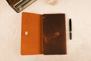 Elegante Funda de Cuero Genuino de Lujo a Prueba de Olores, Recargable, para Cuaderno, Diario, Bloc de Notas, Organizador de Oficina - Product Image 2