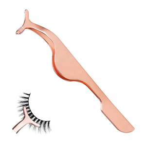 Silicone <b>Eyelash</b> Tweezers Smooth Tip Precision Tool Lash Extension Application Professional Beauty Salon Applicator <b>reusable</b> - Product Image 2
