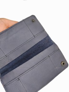 Portefeuilles longs pliables en cuir véritable de haute qualité pour hommes, avec protection RFID, pour voyages, personnalisables avec logo OEM, vente en gros - Product Image 3