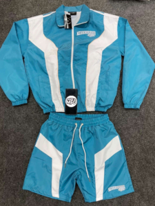 Reflective <b>Summer</b> Hooded Windbreaker Set Unisex Nylon Tracksuit <b>Jacket</b> Shorts Custom Logo 2 piece Nylon shorts Sets - Product Image 3