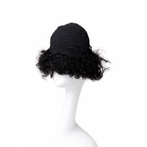 HairOriginals Indian Remy Human Hair Natural Color Dark Brown Curly <b>Bob</b> <b>Wig</b> | Short Curly Non-Lace <b>Wig</b> 130% Density - Product Image 6