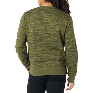 Sweat-shirt à col rond camouflage pour homme, coupe classique, tricoté, décontracté, respirant, pour l'automne, vert, sweats à capuche et pulls pour homme - Product Image 4