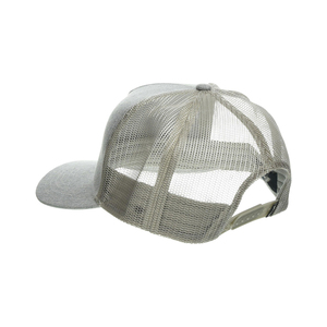 Casquette Trucker en Denim Gris Maille, 6 Panneaux, Ajustable, 100% Polyester, Couleur Unie, Chapeau Décontracté avec Patch Avant, Unisexe Adulte 56-58cm - Product Image 3
